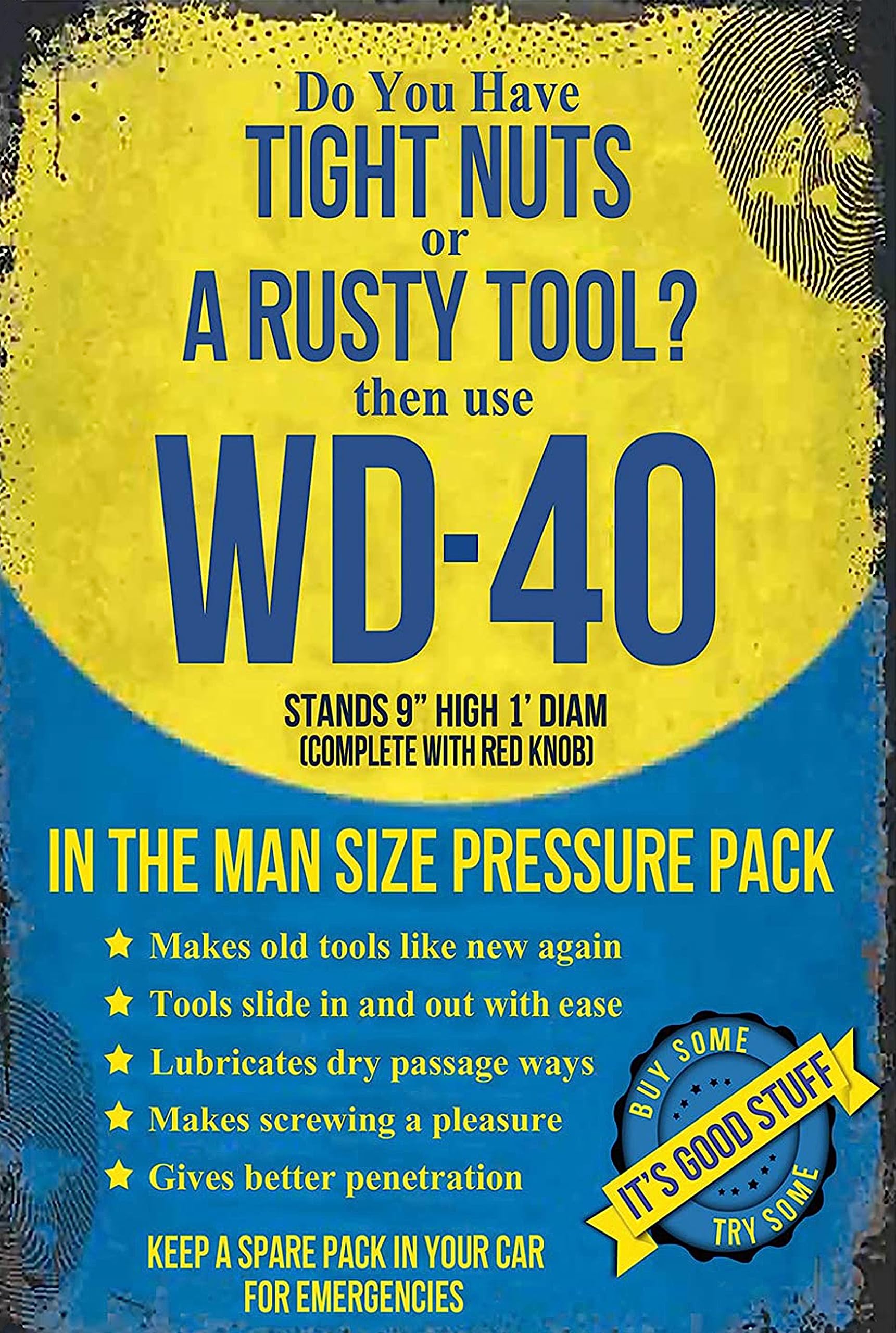 Amazon.com: Vintage Garage Man Cave Sign - Do You Have Tight Nuts
